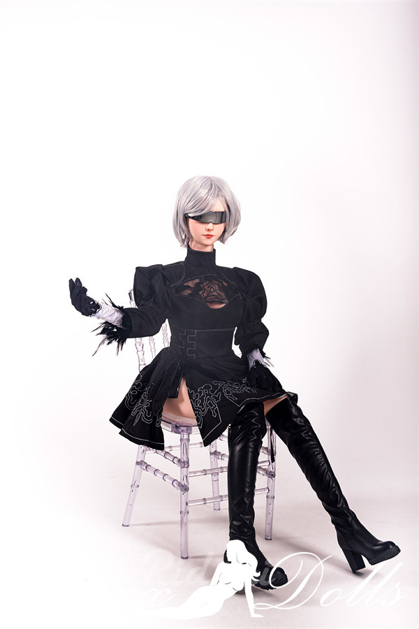 Sexdollovu42 49 2 02cm hopea lyhyt hiukset pehmeä silikonipää tpe body seksi nukke momo-plus sexdollOVU42 49 2 02 163cm Silver Short Hair Soft Silicone Head TPE Body Sex Doll Momo-Plus